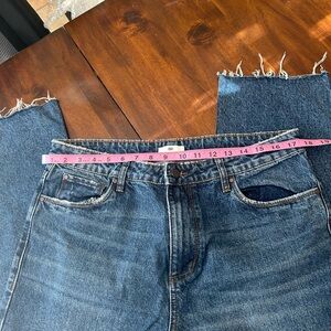BP High Rise Raw Hem Jeans Size 32